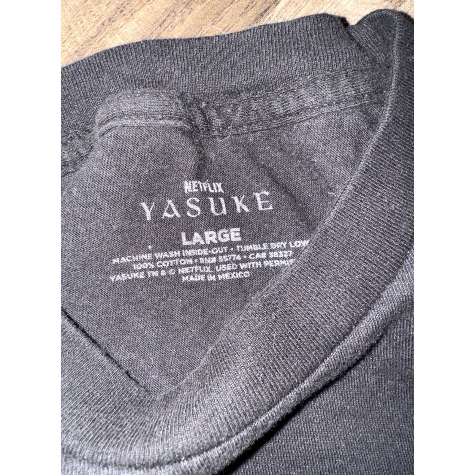 Vintage Netflix Yasuke T-Shirt Black L Men Anime Shirt Size US L / EU 52-54 / 3 - 4 Thumbnail
