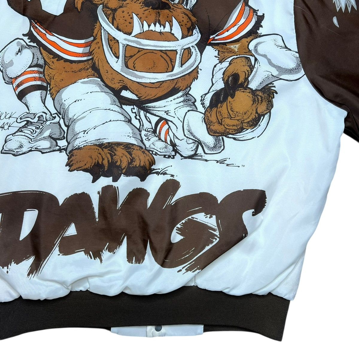 Chalk Line 90s NFL Cleveland Browns Dawgs Chalk Line Fanimation Jacket Size US L / EU 52-54 / 3 - 10 Thumbnail