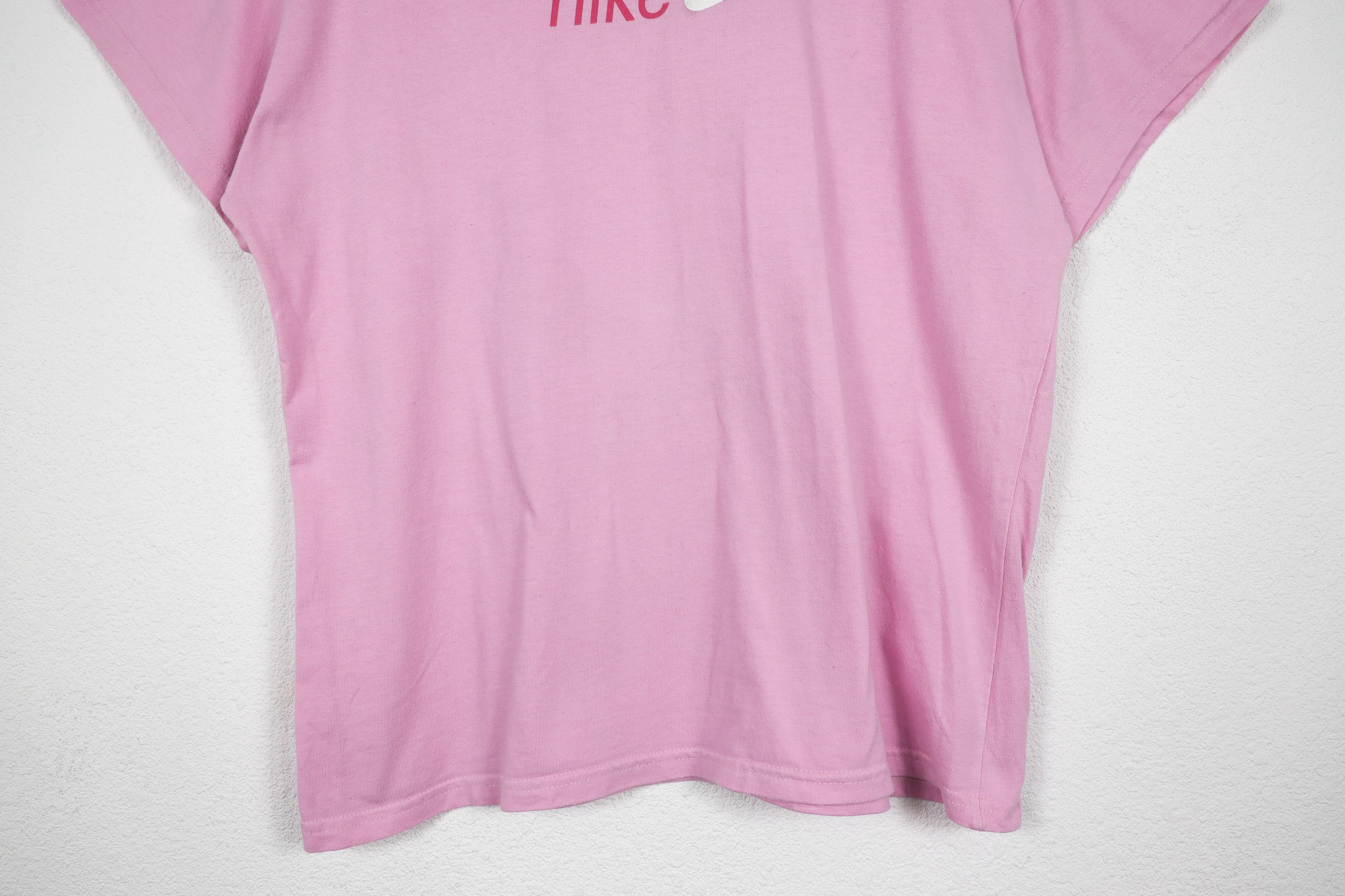 Nike Womens Nike Swoosh Logo Pink Y2K Tee T-shirt Size XL / US 12-14 / IT 48-50 - 3 Thumbnail
