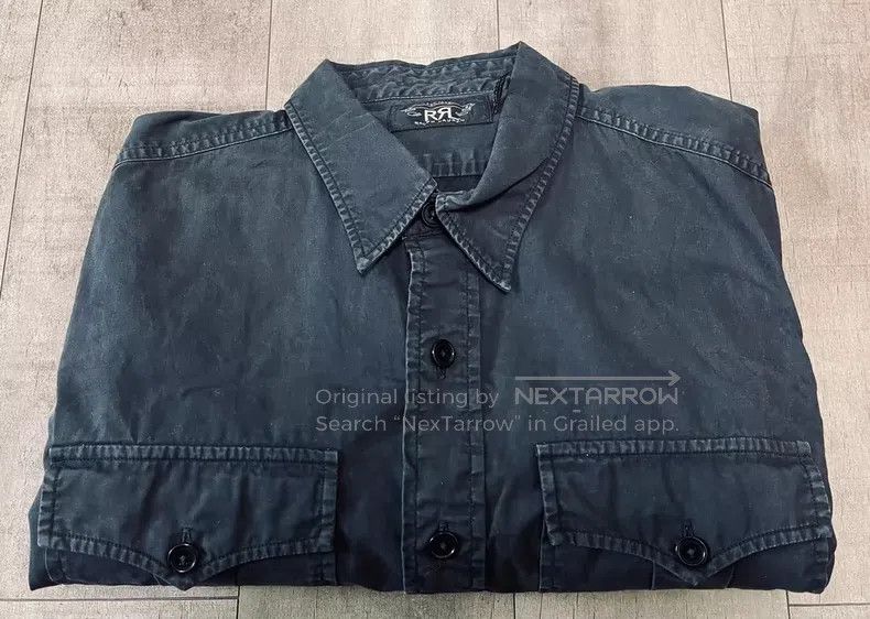 RRL Ralph Lauren RRL Ralph Lauren Black workwear double pocket military sty Size US L / EU 52-54 / 3 - 3 Thumbnail