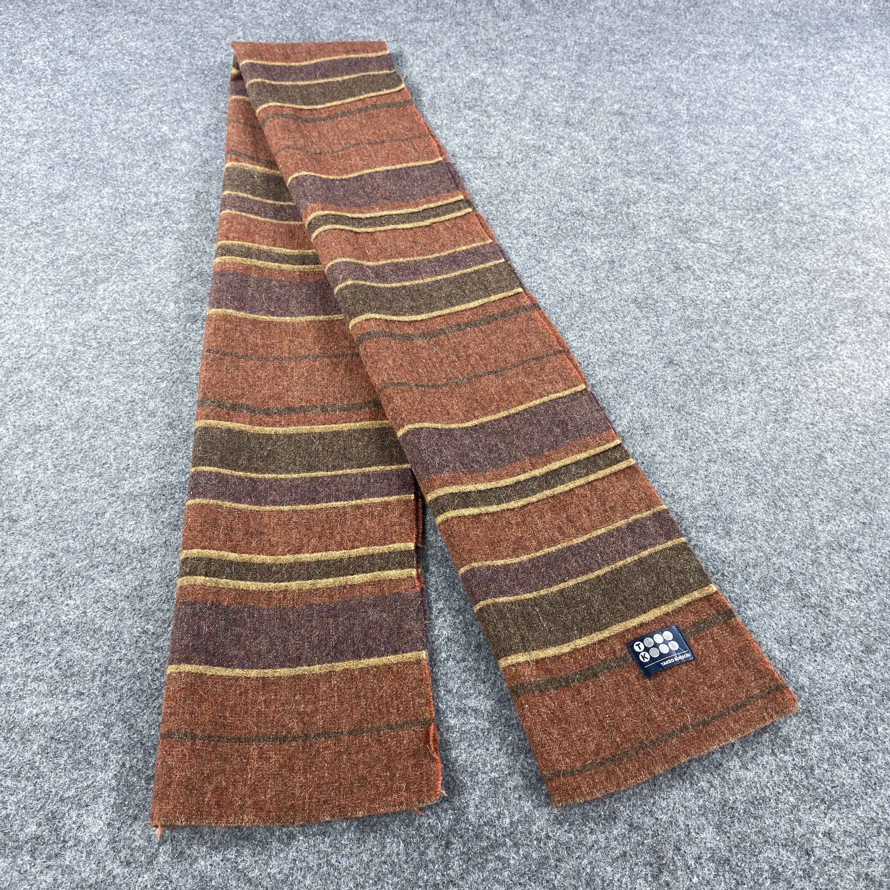 Takeo Kikuchi × Vintage GF10522 Takeo Kikuchi Scarf Neck Wear Muffler Nova Check Size ONE SIZE - 1 Thumbnail
