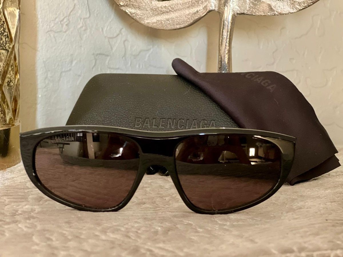 Balenciaga Balenciaga 60MM Rectangle Sunglasses Size ONE SIZE - 1 Thumbnail
