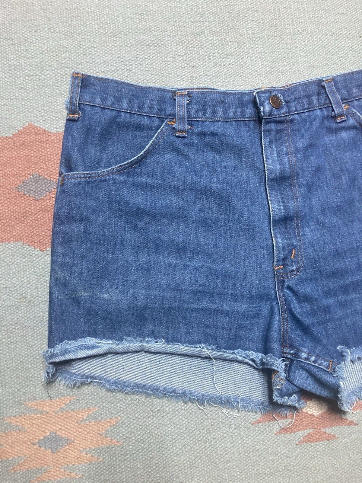 Sears × Vintage Sears thumbs up jeans shorts cut off jorts denim 80s size 36 Size US 36 / EU 52 - 3 Thumbnail