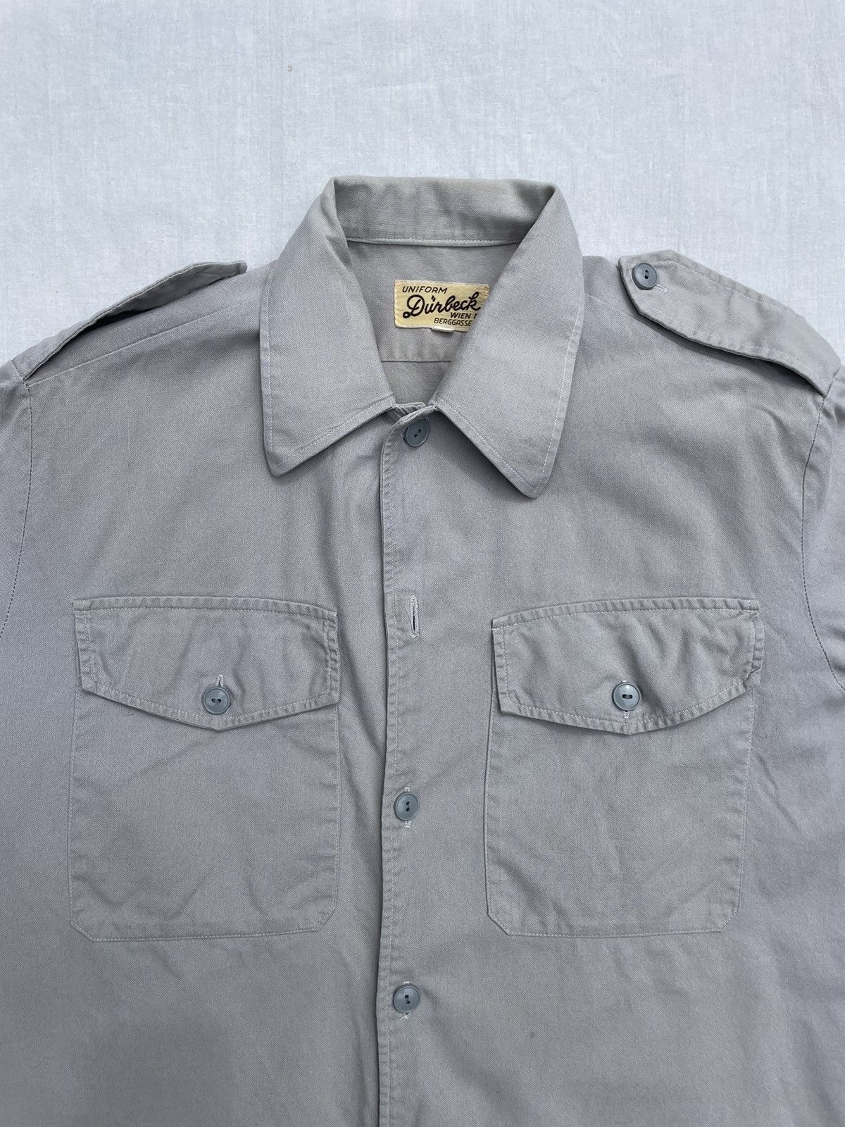 Vintage Vintage Durbeck Uniform Shirt Size US M / EU 48-50 / 2 - 2 Thumbnail