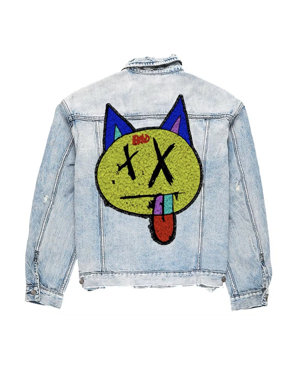 Rap Tees XXXTentacion Bad Vibes Forever Denim Jacket Size US XL / EU 56 / 4 - 1 Thumbnail
