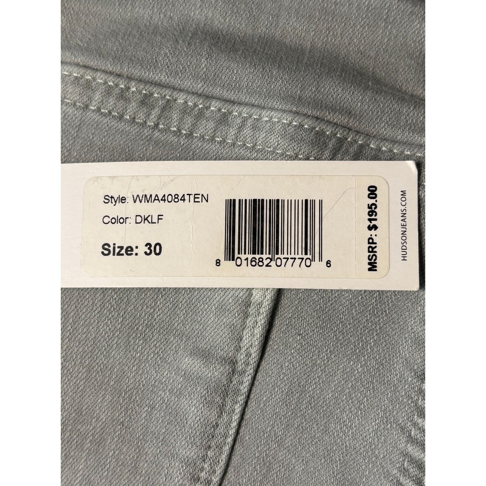 Hudson Hudson Gray Midrise Ankle Suzzi Super Skinny Denim Jeans Size US 30 / EU 46 - 5 Thumbnail