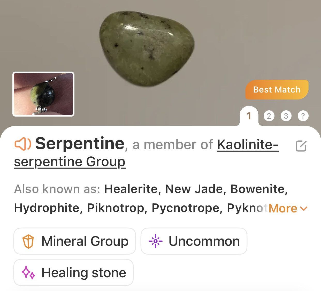 Handmade Handcrafted faceted crystal serpentine hematite necklace Size ONE SIZE - 7 Thumbnail
