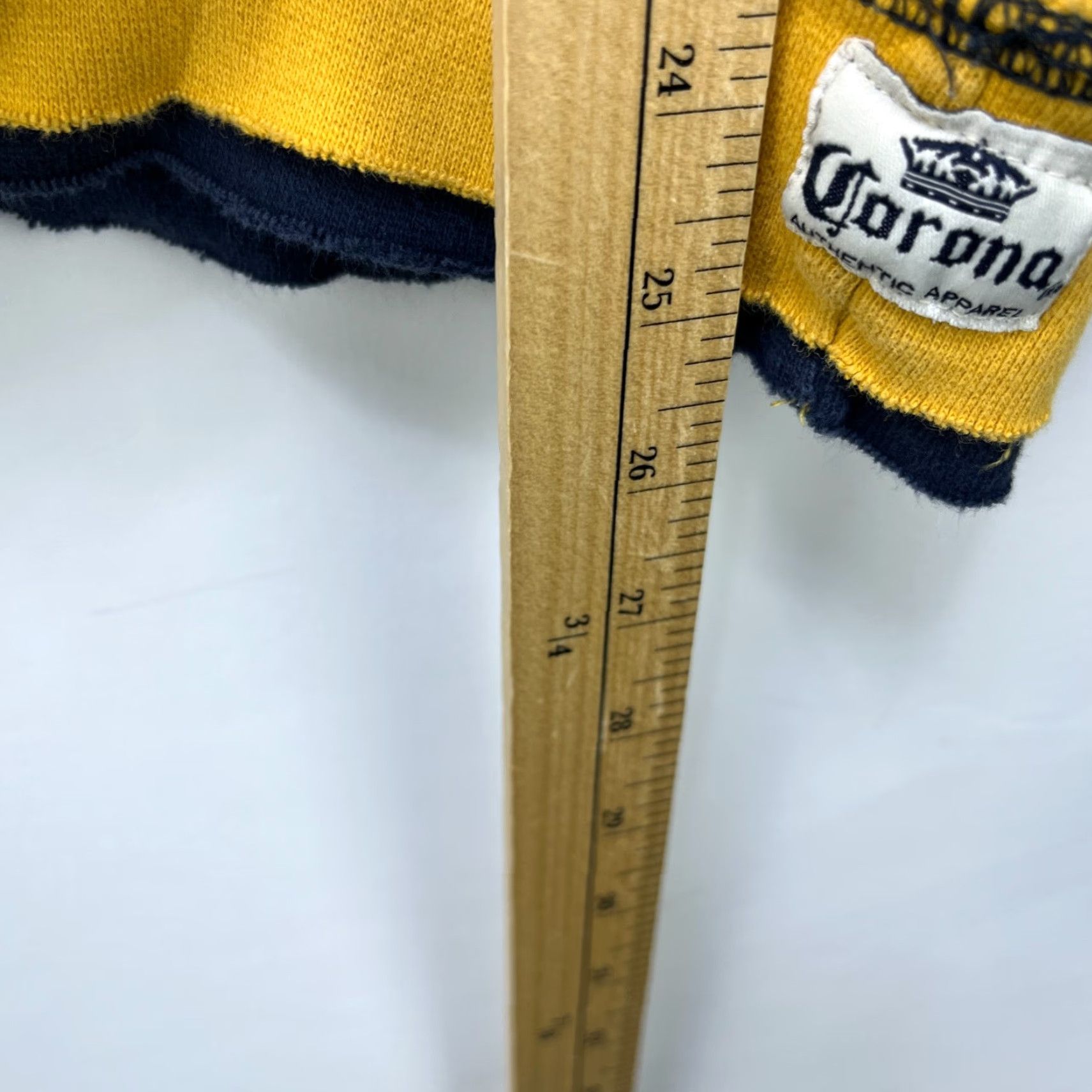 Vintage VINTAGE Corona Extra Hoodie Mens Regular M Camouflage Yellow 90s Pullover with Pockets, All Seasons - Knit Cotton Logo Crew Neck Size US M / EU 48-50 / 2 - 7 Thumbnail