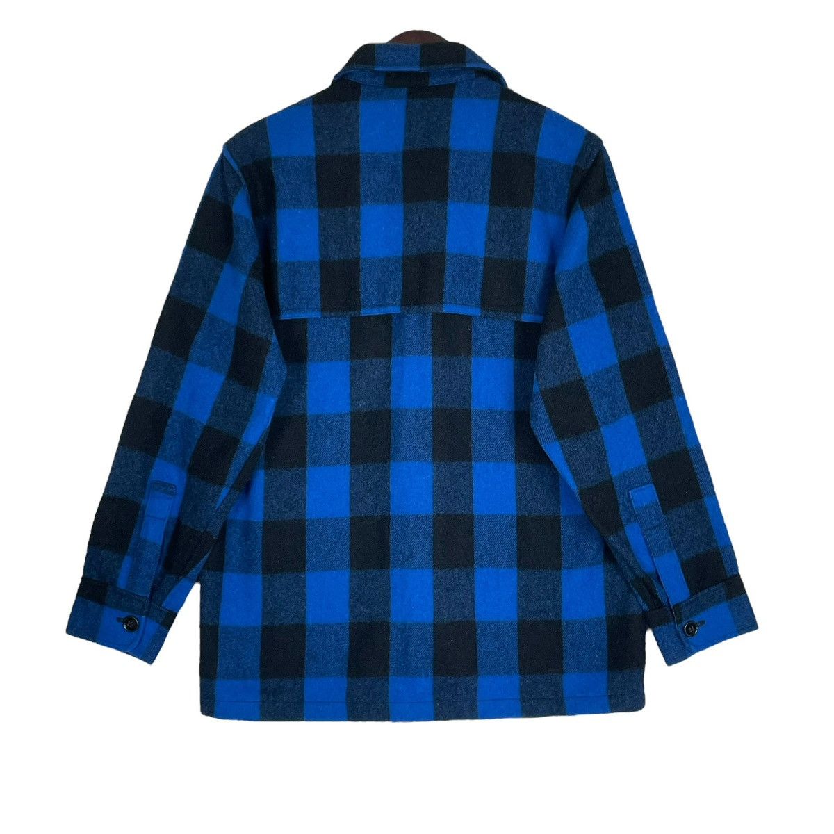 Other Vintage 90s Swanndri Wool Tartan Jacket - Blue Button Up Size US M / EU 48-50 / 2 - 12 Thumbnail