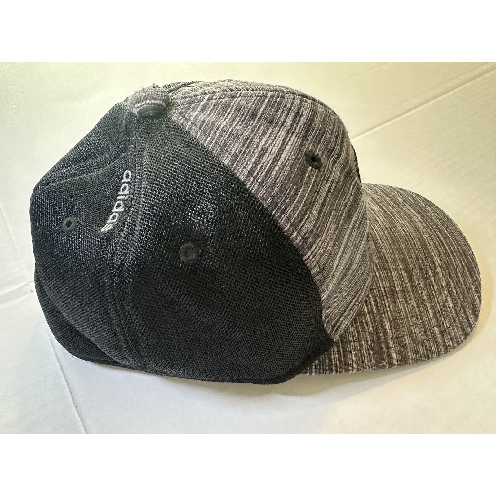 Adidas Adidas Mens Veteran Stretch Cap/Hat Gray A-Flex S/M Sports Size ONE SIZE - 7 Thumbnail