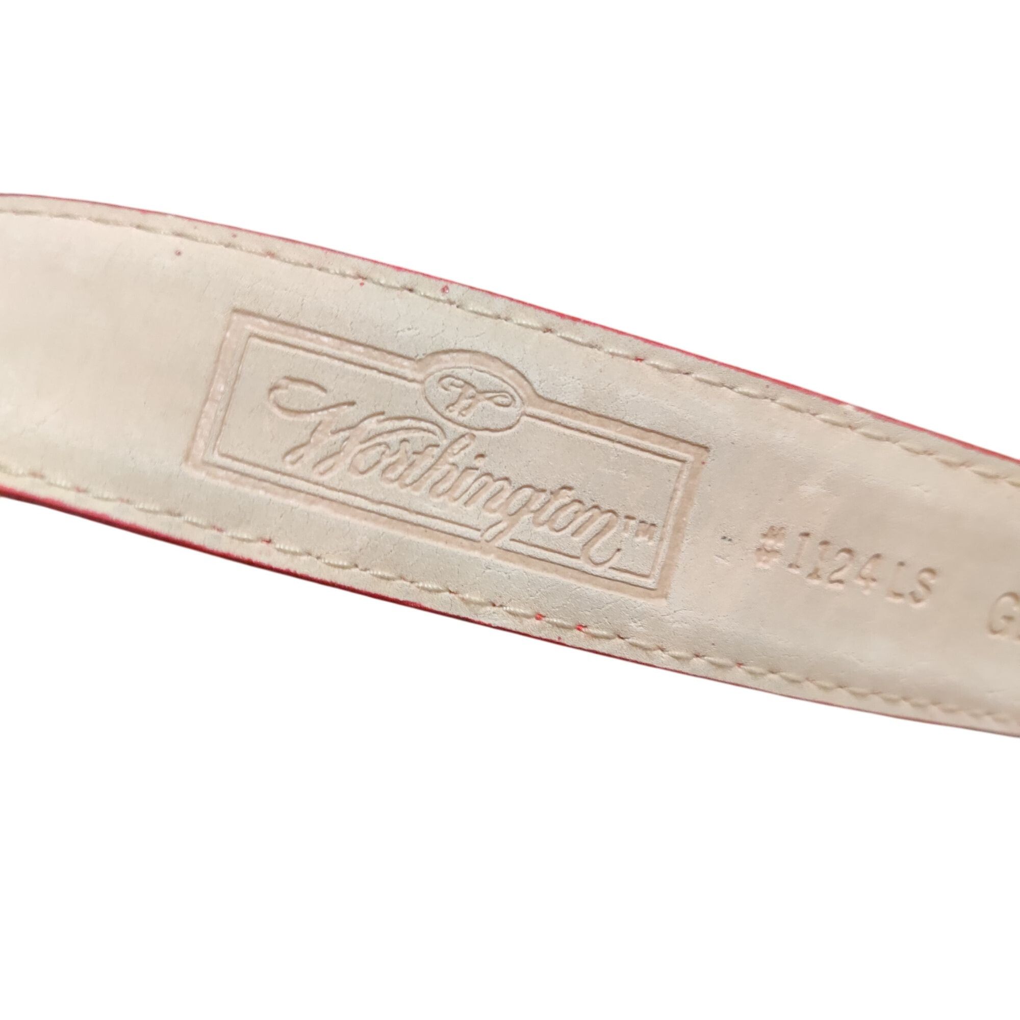Worthington Worthington Vintage Red Belt Gold Buckle Statement Bombshell Size ONE SIZE - 7 Thumbnail