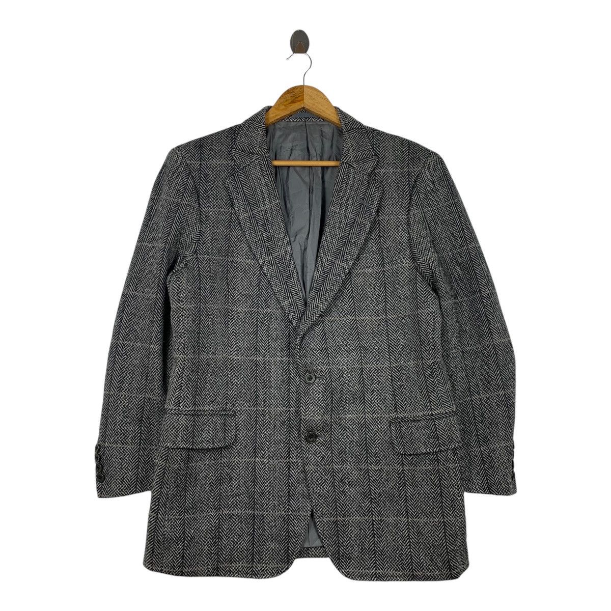 Burberry × Vintage Vintage BURBERRYS England Herringbone Blazer Coat Jacket Size US M / EU 48-50 / 2 - 1 Thumbnail