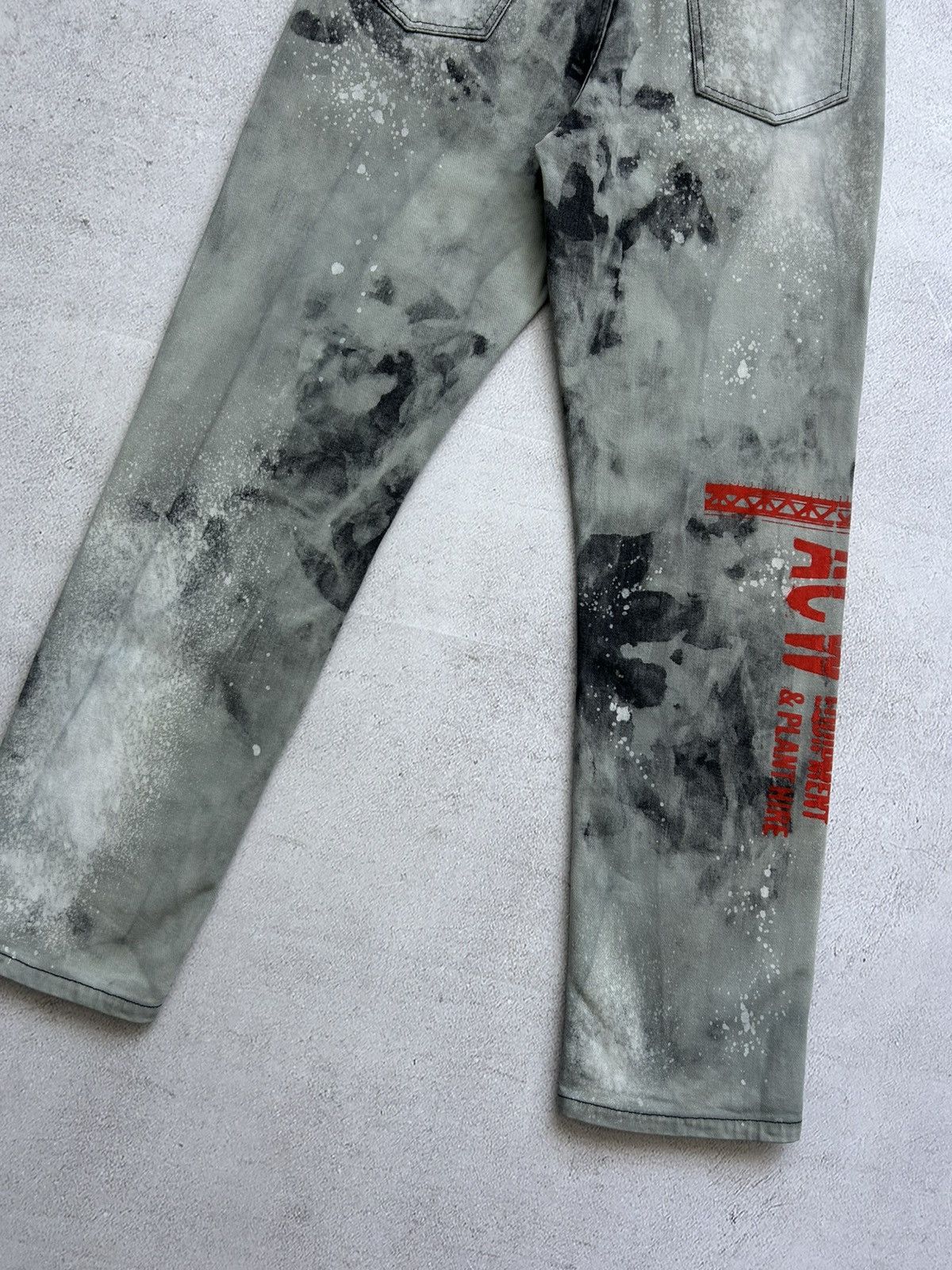 A-COLD-WALL* A-Cold-Wall Man's Tie-die Denim pants size 48 Size US 32 / EU 48 - 10 Thumbnail