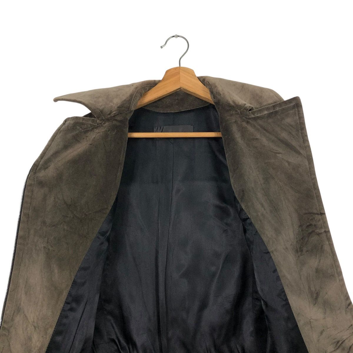 Haider Ackermann 🔥RICH BROWN CROPPED CHORE BIKER JACKET DOUBLE COLLAR Size US S / EU 44-46 / 1 - 16 Thumbnail