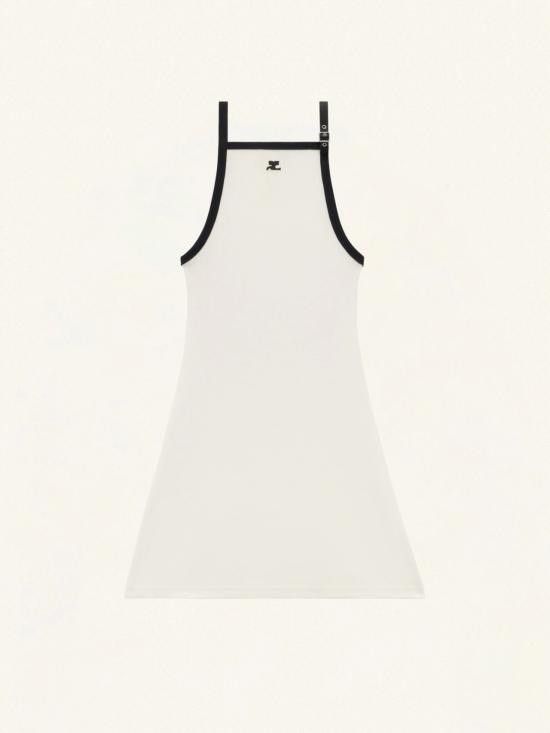 Courreges COURREGES Women Mid Skirts 124JRO364JS0070 0098 White Size M / US 6-8 / IT 42-44 - 1 Thumbnail