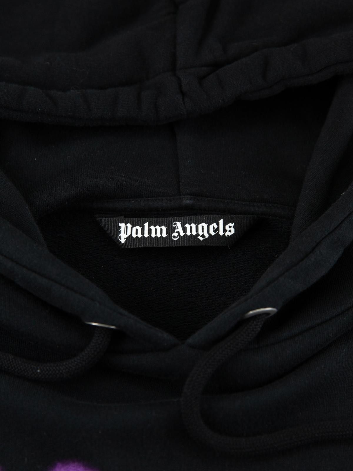 Palm Angels Palm Angels Aspen Logo Print Black Hoodie Size US L / EU 52-54 / 3 - 4 Thumbnail