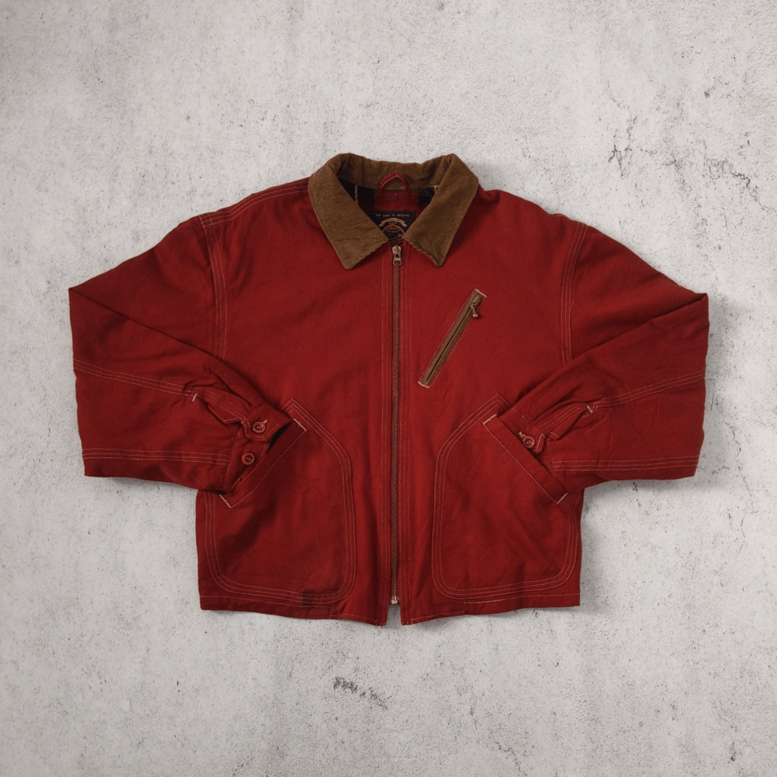 Japanese Brand Vintage Machope Jacket Salmon Size US XL / EU 56 / 4 - 7 Thumbnail