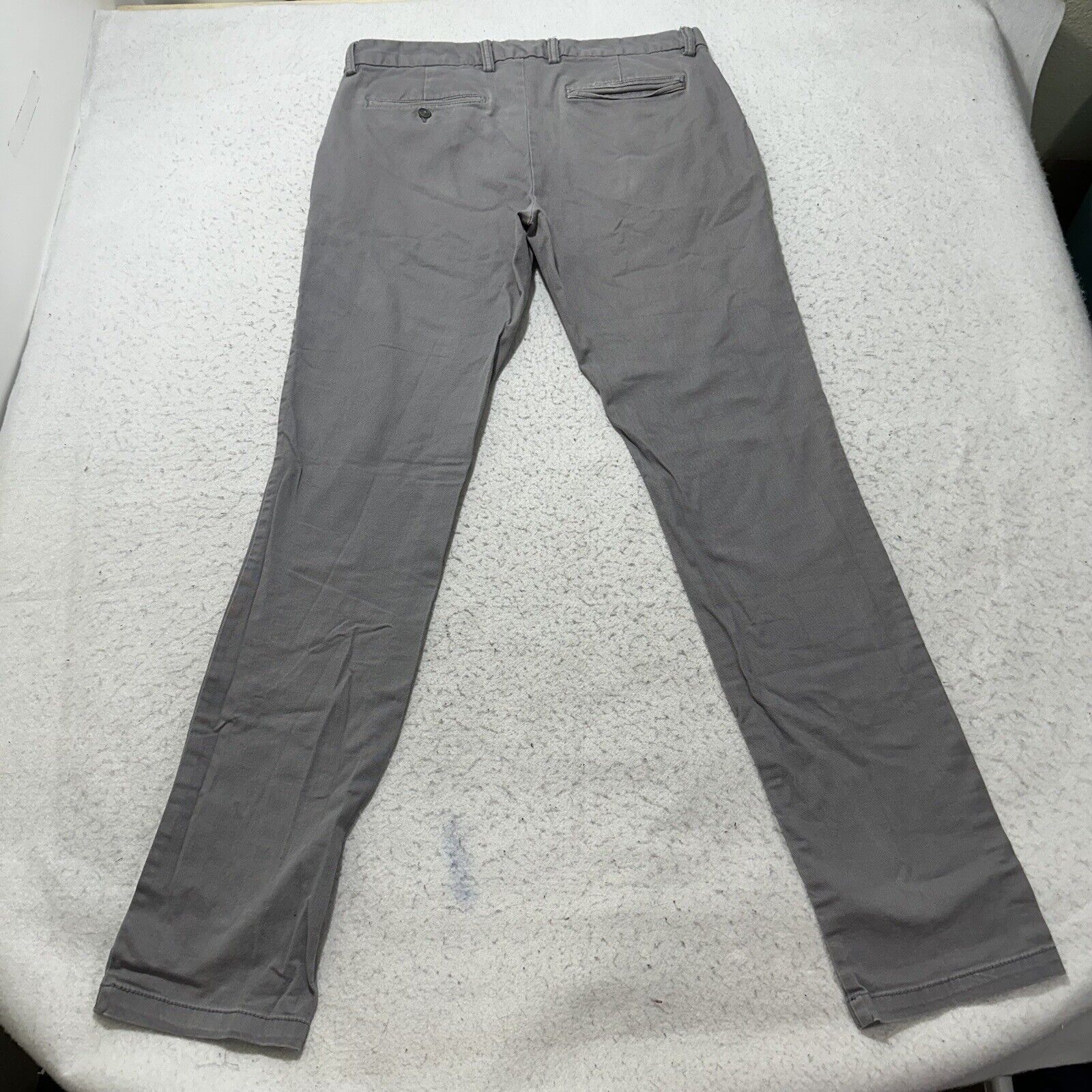 Old Navy Old Navy 32x33 Ultimate Slim Chino Pants Light Gray Flex Size US 32 / EU 48 - 7 Thumbnail