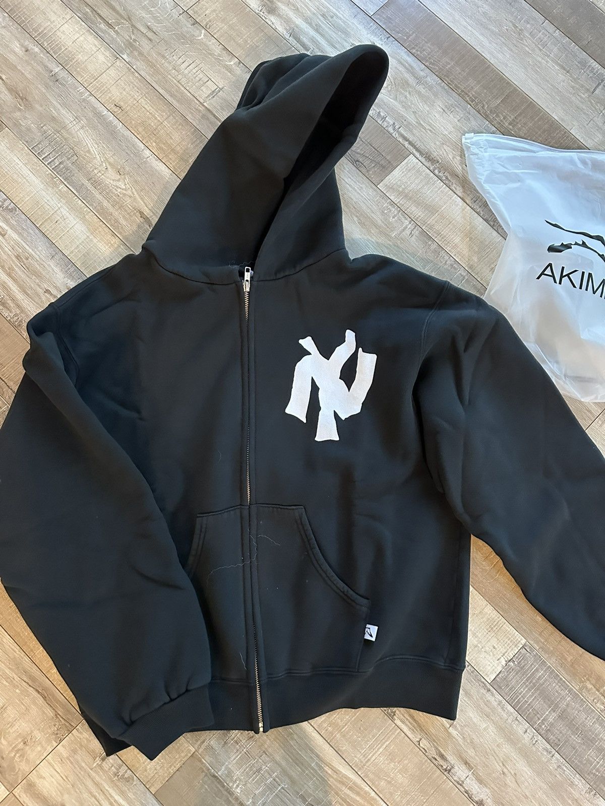 Akimbo Club Akimbo Club NY Noodle Zip Hoodie Black | Grailed