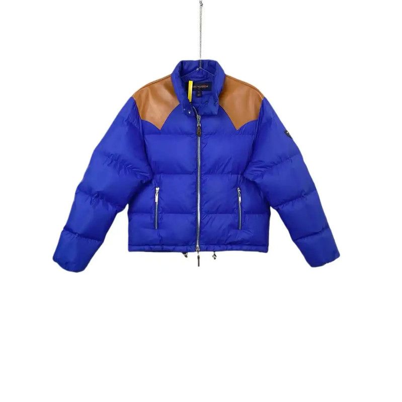 Louis Vuitton Women's Blue Puffer Jacket 0089