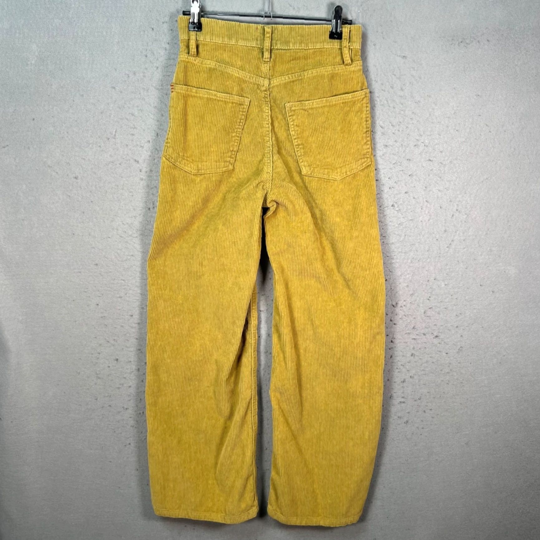 Urban Outfitters BDG Urban Outfitters Womens Pants 24 High-Wide High-Rise Corduroy Yellow Cotton Wide-Leg Pockets Womens Size 42" / US 20 - 2 Thumbnail