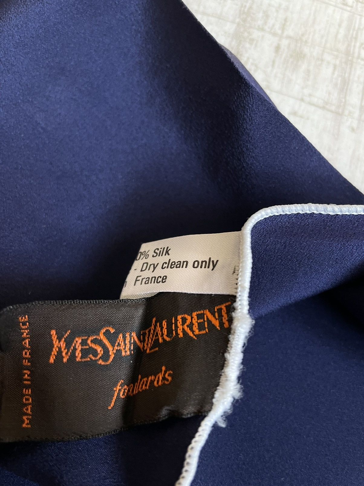 Vintage × Yves Saint Laurent YSL 80’s Yves Saint Laurent Vintage Silk Scarf VERY RARE Size ONE SIZE - 5 Thumbnail