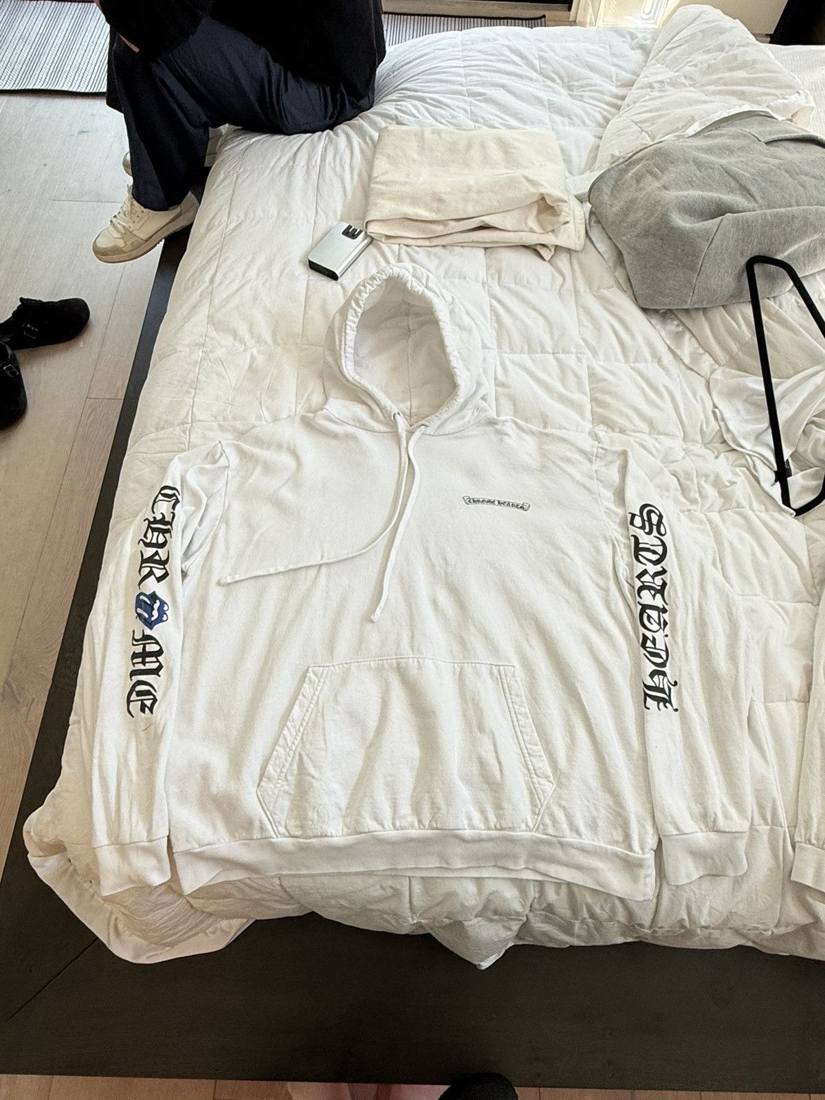 Chrome Hearts × The Rolling Stones Chrome Hearts X Rolling Stones blue tongue hoodie Size US XL / EU 56 / 4 - 2 Thumbnail