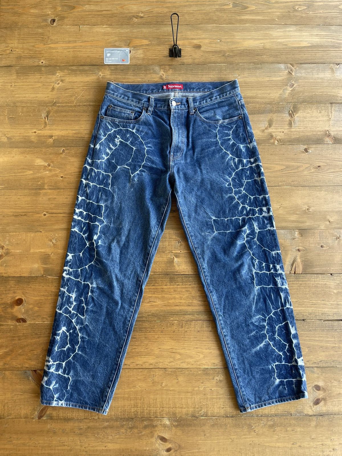 Supreme SUPREME SHIBORI LOOSE FIT JEANS | Grailed