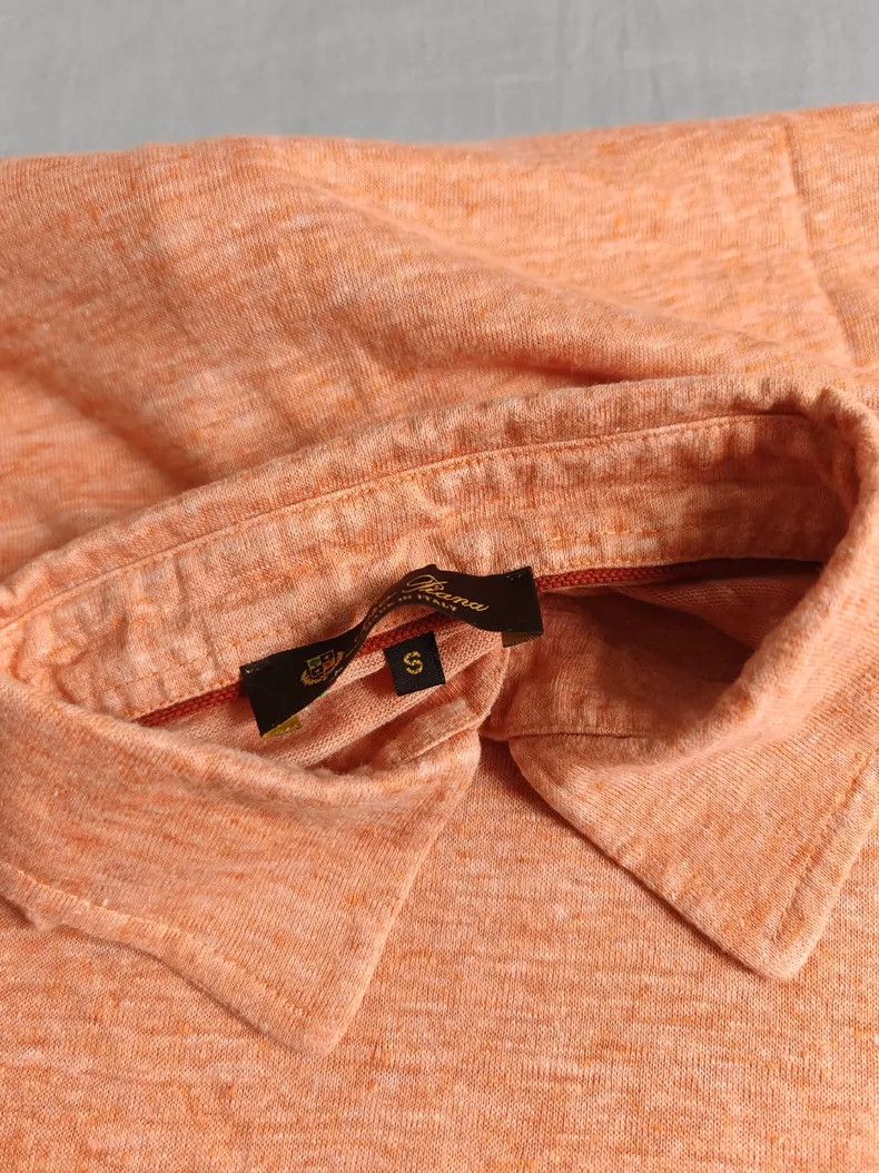 Loro Piana LORO PIANA Flax polo shirt, short sleeves Size US S / EU 44-46 / 1 - 7 Thumbnail
