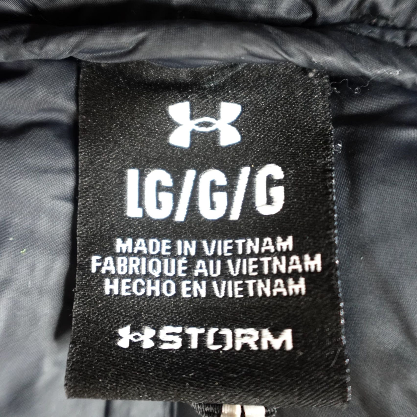 Under Armour Under Armour Womens Jacket L Black Full Zip Hooded Down Filled Storm 2.0 Size L / US 10 / IT 46 - 2 Thumbnail