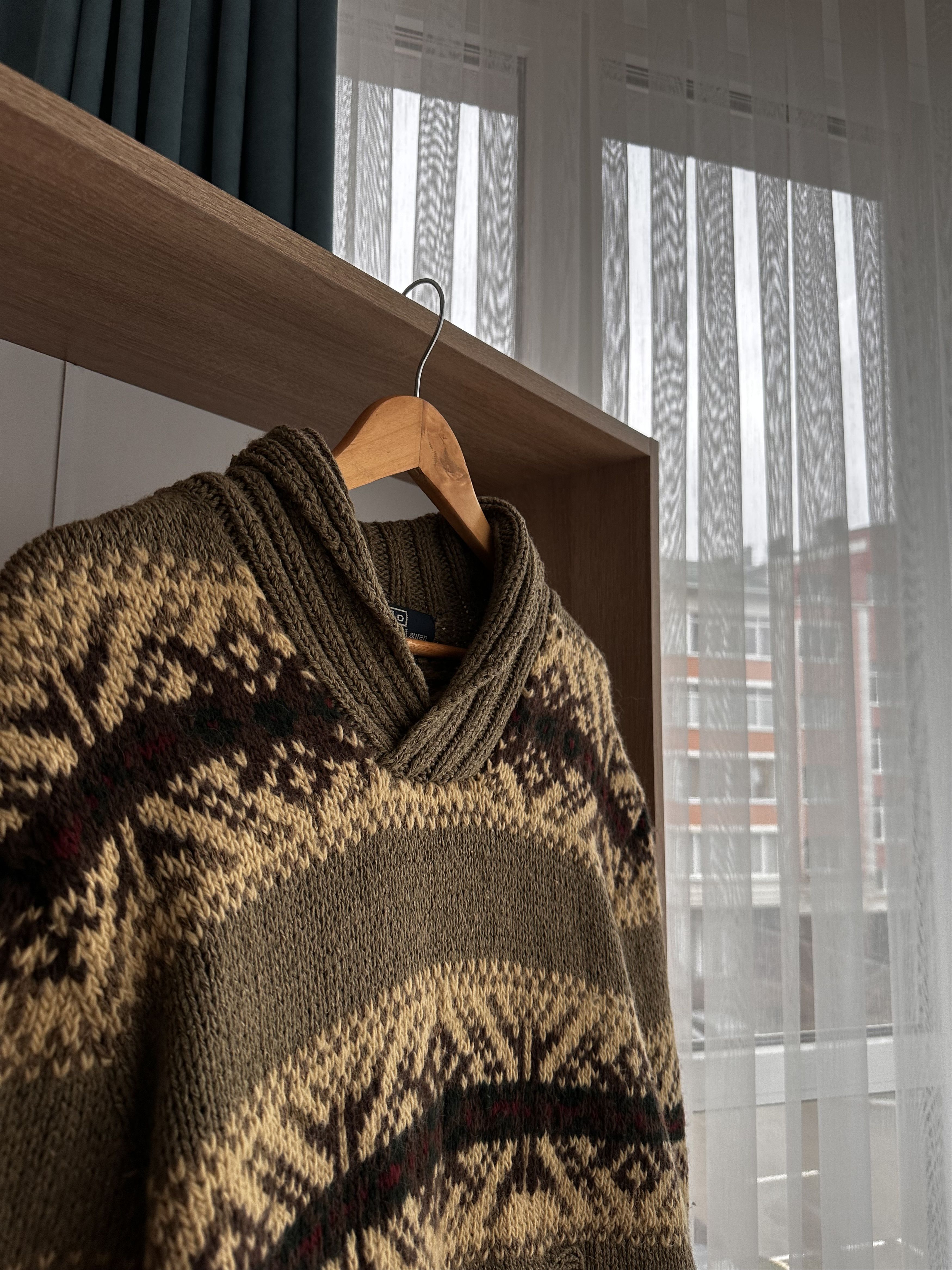 Polo Ralph Lauren Vintage Polo Ralph Lauren RRL Hand Knit Wool Pocket Sweater Size US L / EU 52-54 / 3 - 12 Thumbnail