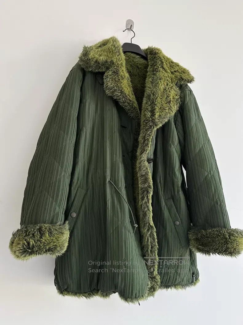 Issey Miyake Issey Miyake Green Thick Jacket Size M / US 6-8 / IT 42-44 - 5 Thumbnail