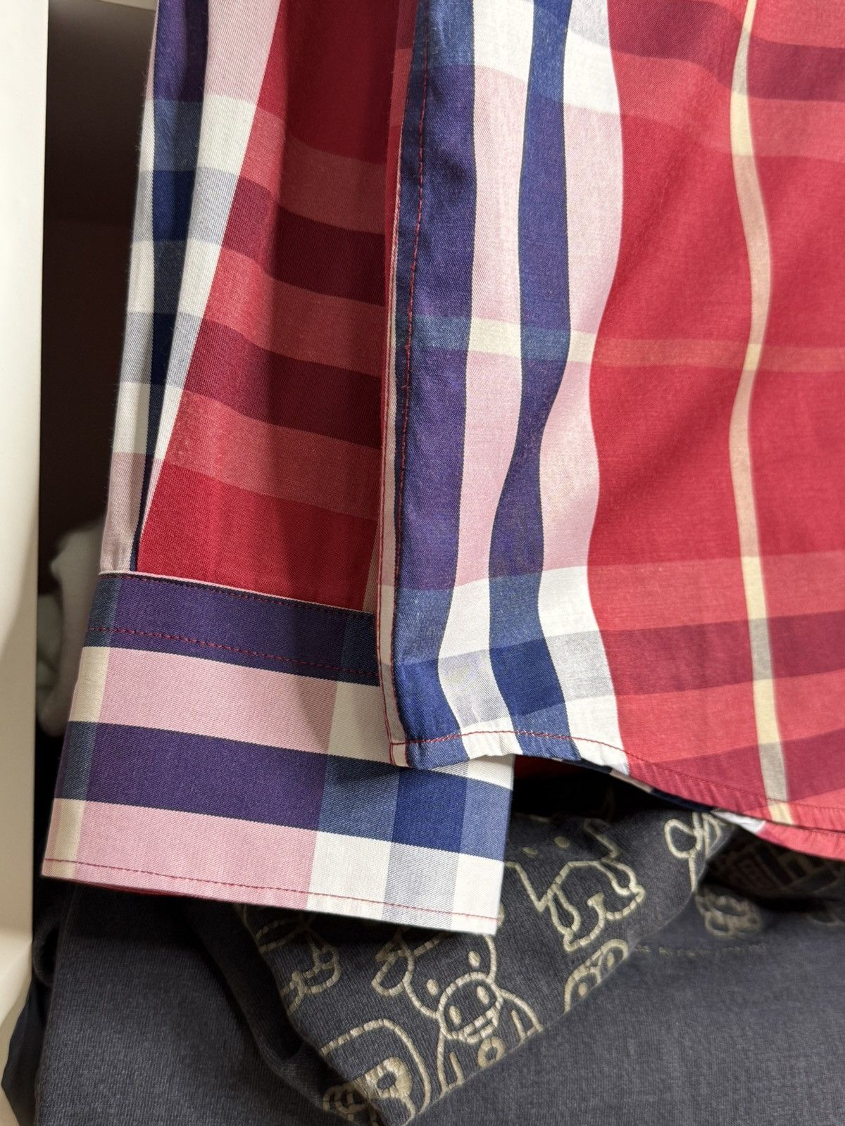 Burberry Burberry Check Pattern Shirt size M Size 48R - 6 Thumbnail