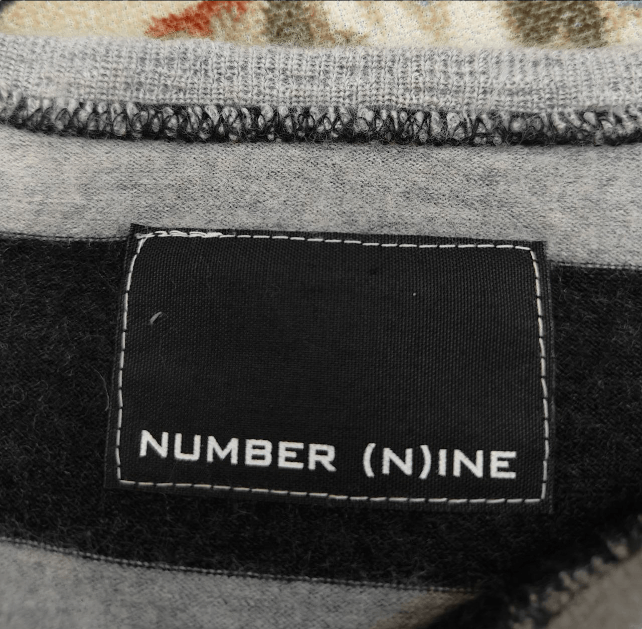 Number (N)ine Number Nine Strip Wool Size US M / EU 48-50 / 2 - 5 Thumbnail