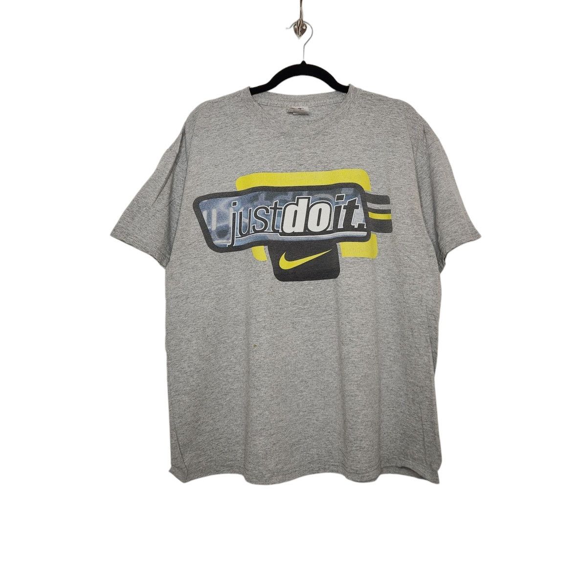 Nike Vintage Nike Just Do It White Tag Large Gray 90s Sports Size US L / EU 52-54 / 3 - 1 Thumbnail
