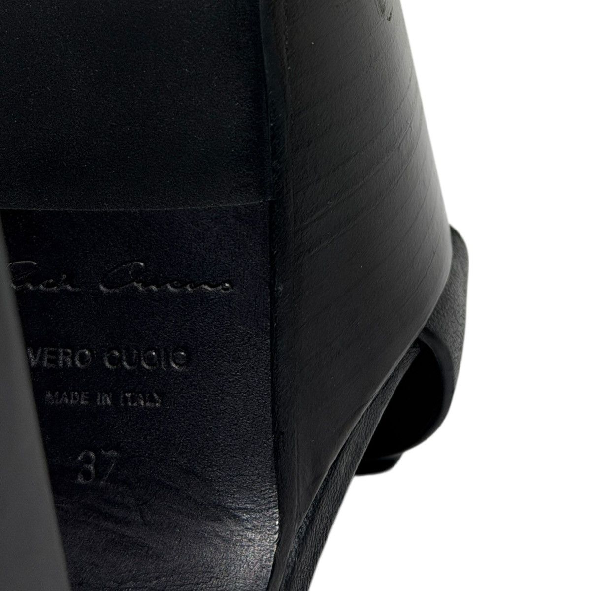 Rick Owens Platform gladiator kiss heel Size US 7 / IT 37 - 4 Thumbnail