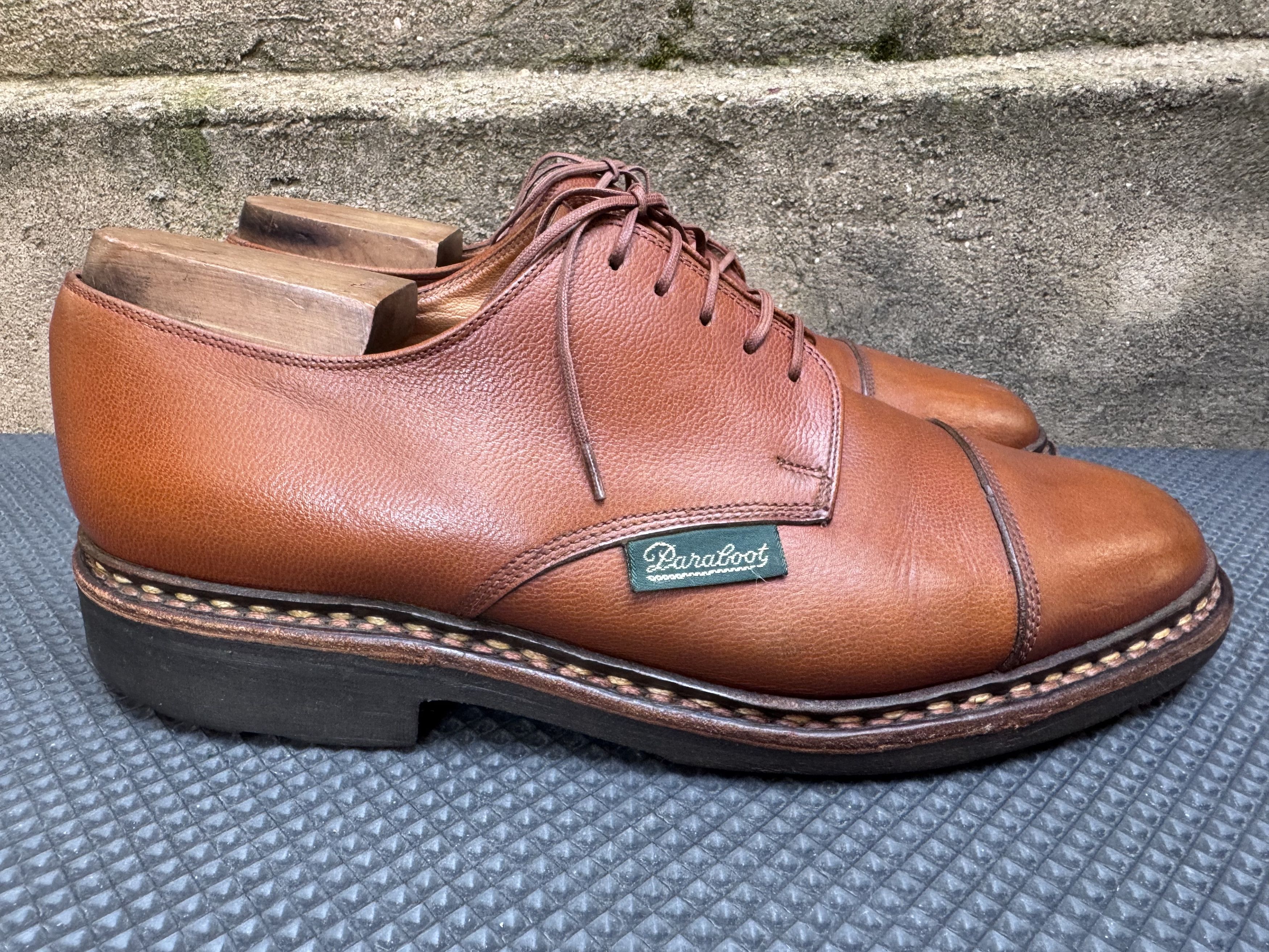 Paraboot Paraboot Azay Griff II Brown Leather Oxford Cap Toe Size US 10.5 / EU 43-44 - 7 Thumbnail
