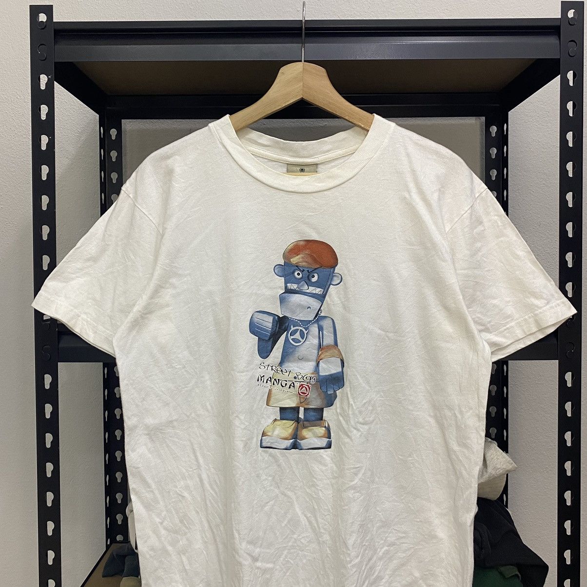 Anime × Cartoon Network × Vintage Vintage Anime Manga Tshirt White Colour❗️ Size US M / EU 48-50 / 2 - 2 Thumbnail