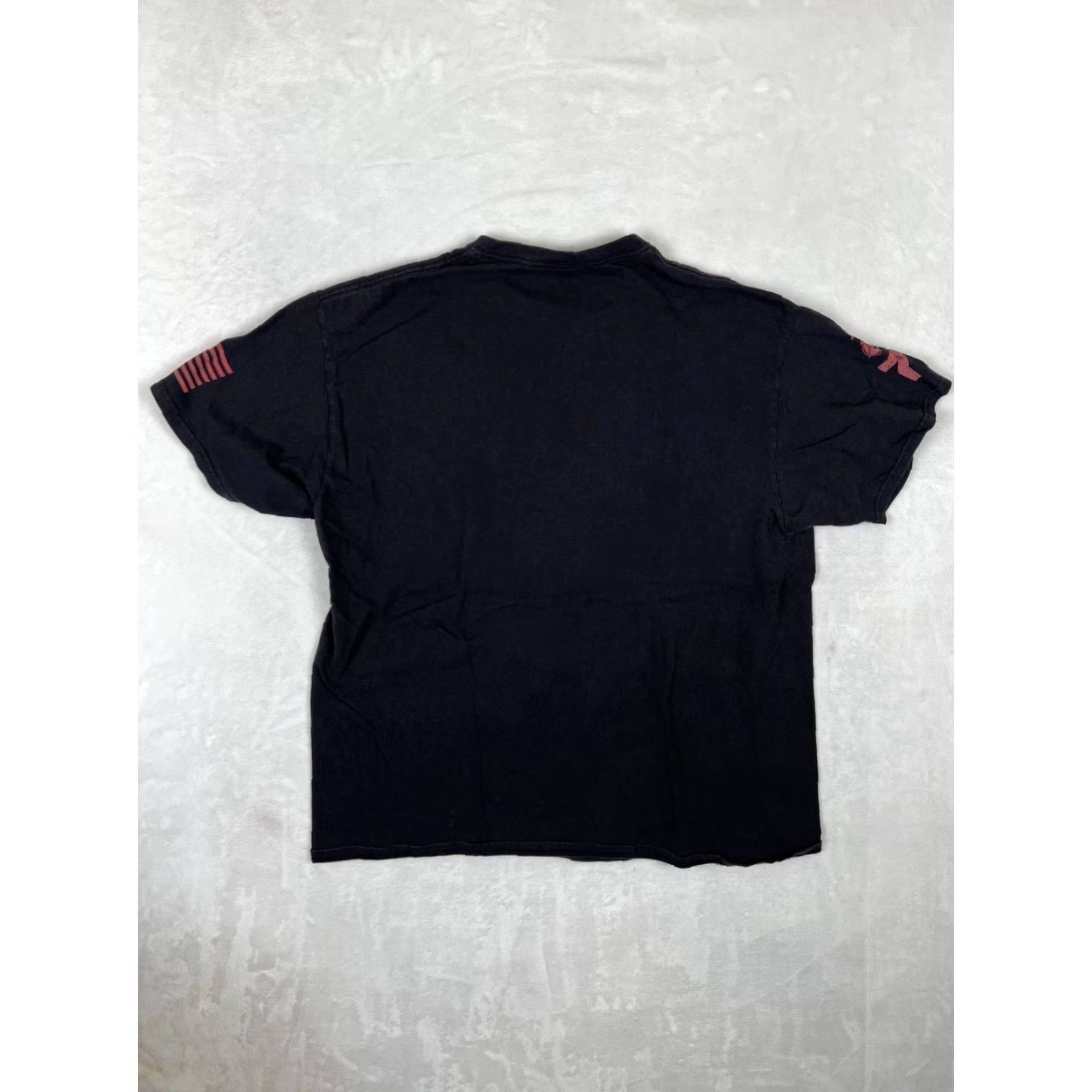 Vintage Black Ink Design T-Shirt USMC US Marines Warrior Ethos Men's XL Black Crew Short Sleeve Cotton Graphic Print Modern Vintage: No (omit vintage) Size US XL / EU 56 / 4 - 6 Thumbnail