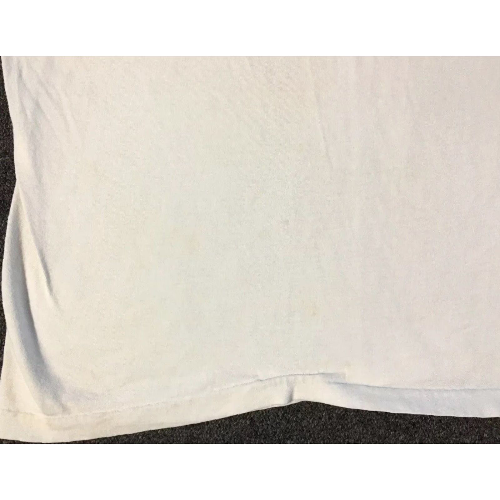 Vintage VINTAGE Single Stitch Shirt L White Sun 80s 90s College Grunge Surf Track Football USA University University Mens T-Shirt Size US L / EU 52-54 / 3 - 5 Thumbnail
