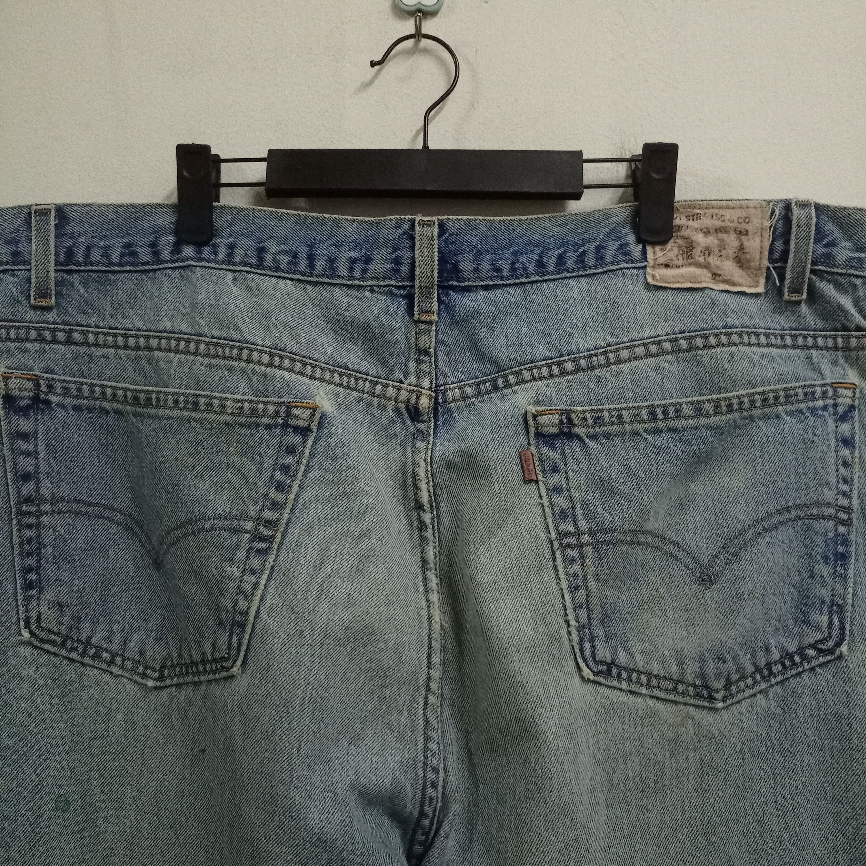 Levi's Vintage 90s Levis Orange Tab Distressed Baggy Jeans Size US 42 / EU 58 - 5 Thumbnail