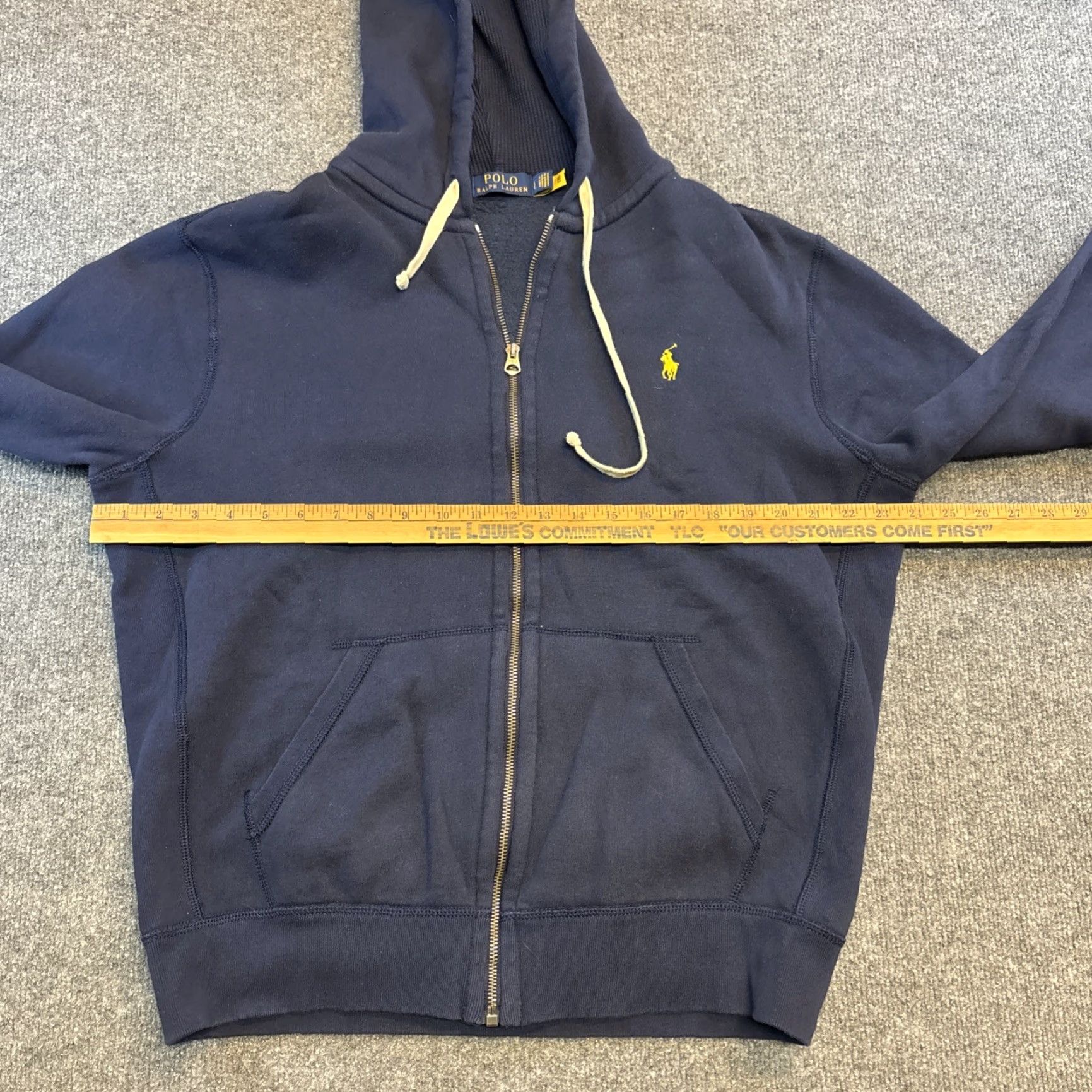 Polo Ralph Lauren Polo Ralph Lauren Hoodie Zip Fleece Lined 41381 Adult Large Blue Nike? Size US L / EU 52-54 / 3 - 6 Thumbnail