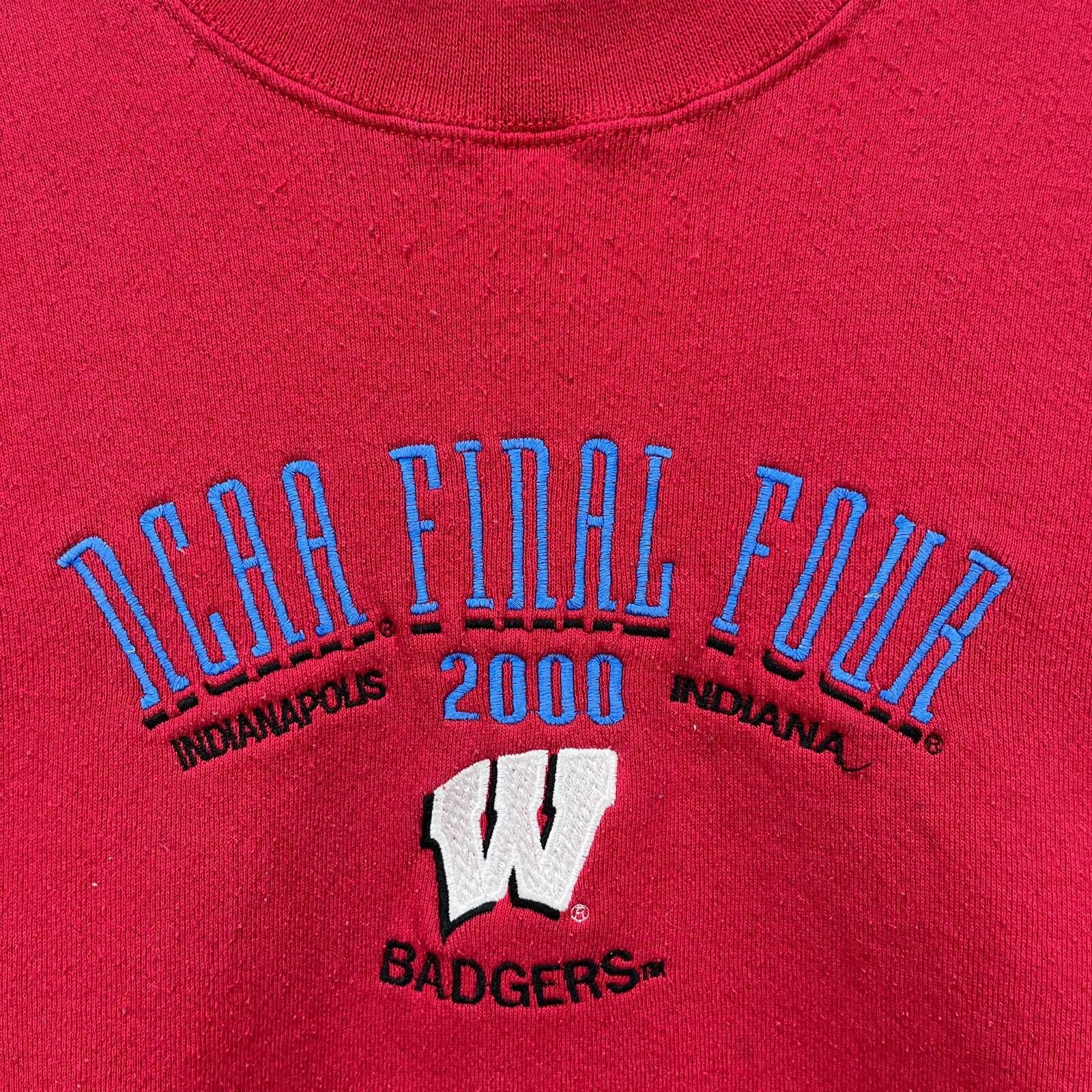 Other Vintage 2000 Wisconsin Badgers NCAA Final Four Sweatshirt XL Size ONE SIZE - 3 Thumbnail