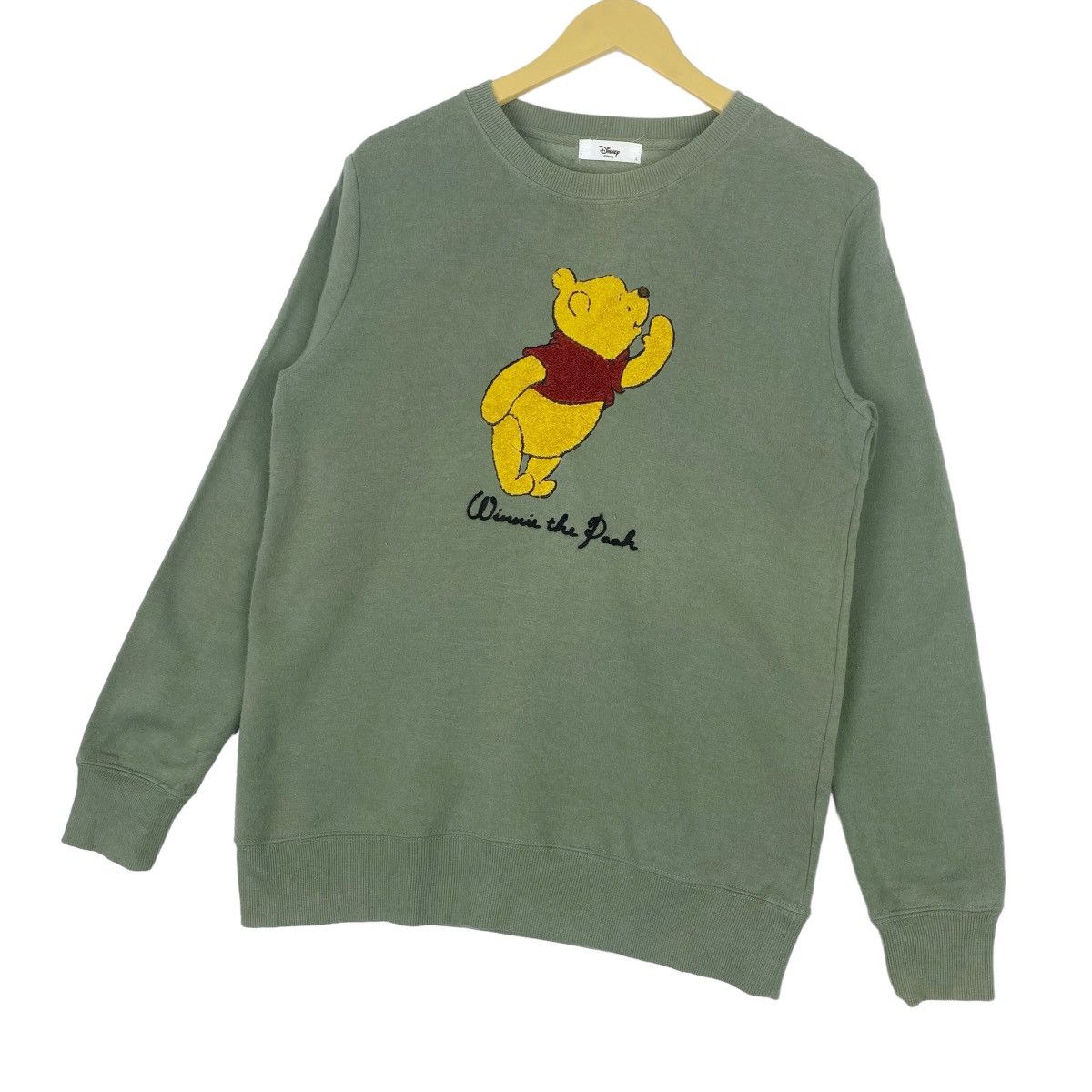 Disney Winnie The Pooh Sweatshirt Green Crewneck Pullover Jumper Size US S / EU 44-46 / 1 - 3 Thumbnail