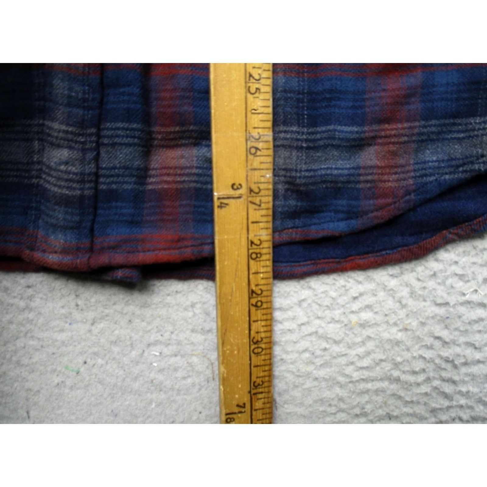 Faherty Faherty Shirt Mens XS Blue Plaid Reversible Flannel Button Front Organic Cotton Size US XS / EU 42 / 0 - 5 Thumbnail