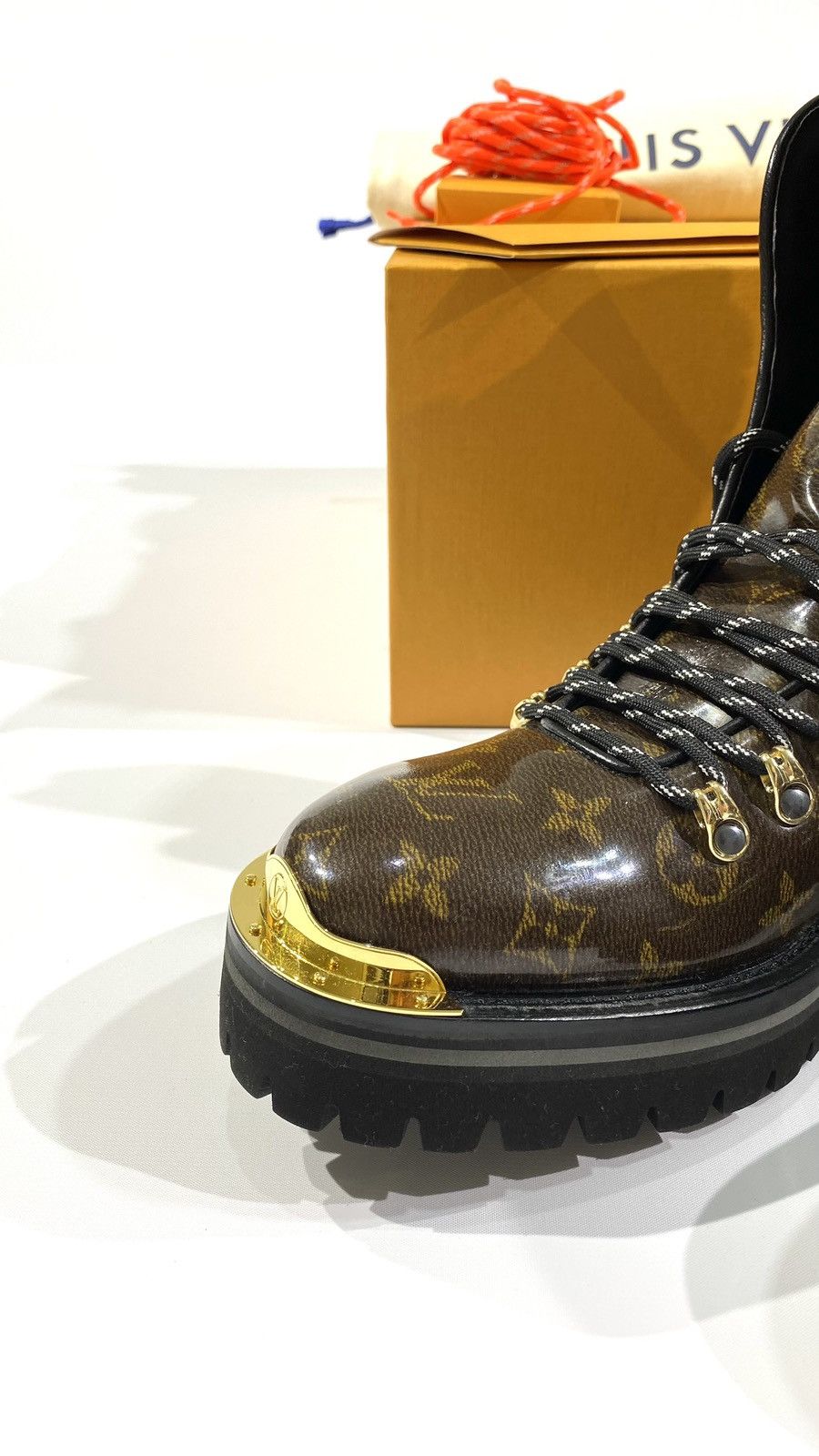 Louis Vuitton Louis Vuitton Kim Jones 9 Ankle Boots Glaze Brown Monogram Size US 9 / EU 42 - 5 Thumbnail