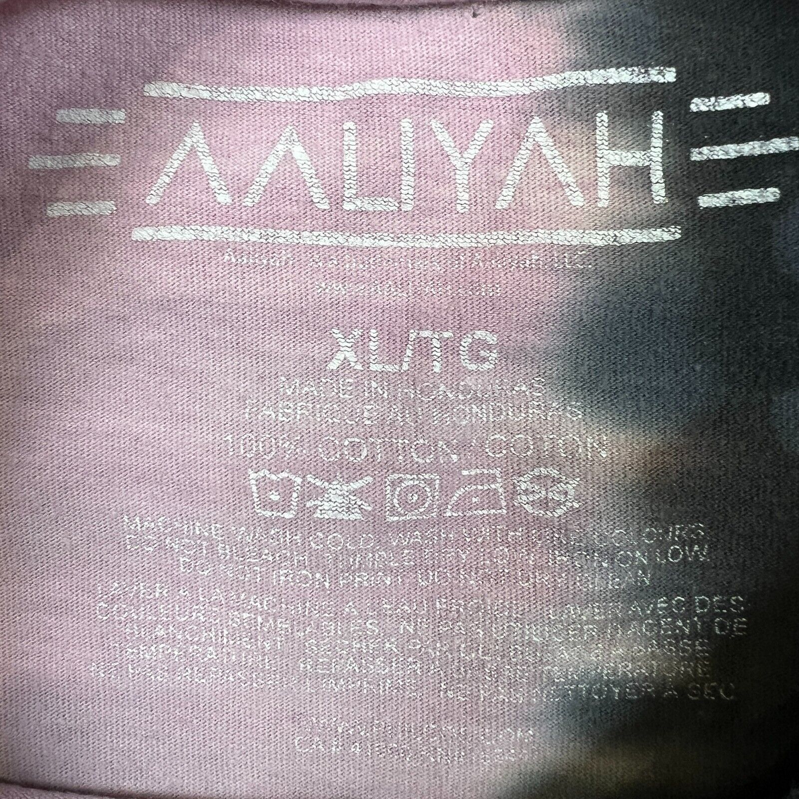 Band Tees × Rap Tees × Vintage Aaliyah T Shirt XL Tie Dye Short Sleeve Memorial Rap Tee Size US XL / EU 56 / 4 - 7 Thumbnail