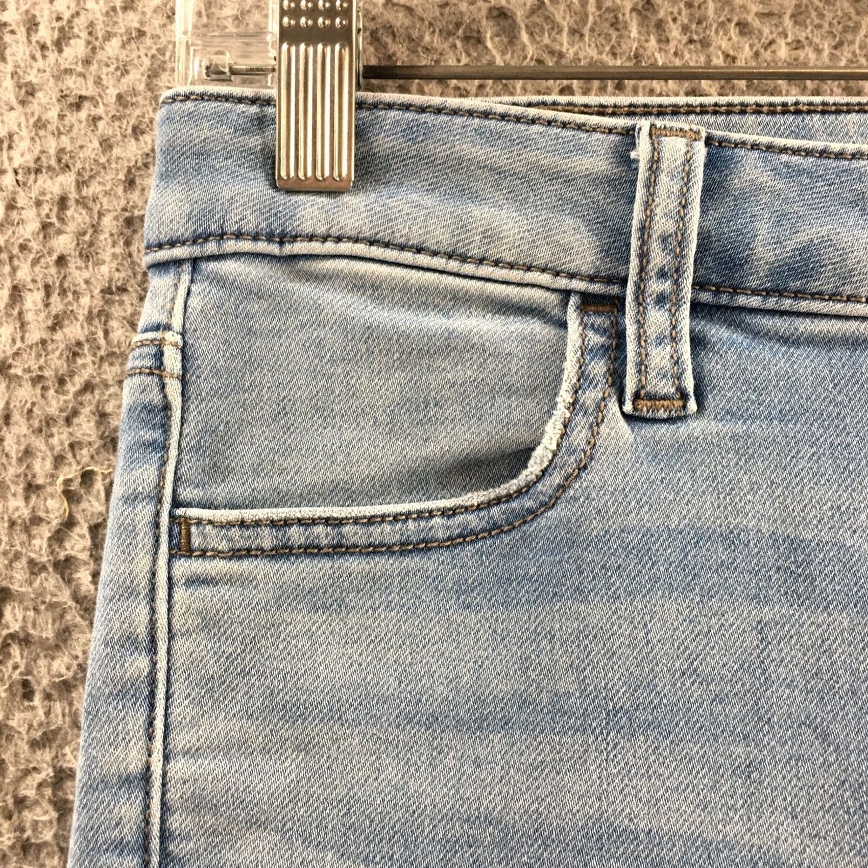 American Eagle Outfitters American Eagle Outfitters Jeans Womens 4 (Actual 30X27) Blue Denim Stretch Zip Fly Skinny 5-Pocket Design Boys? Size 27" / US 4 / IT 40 - 3 Thumbnail