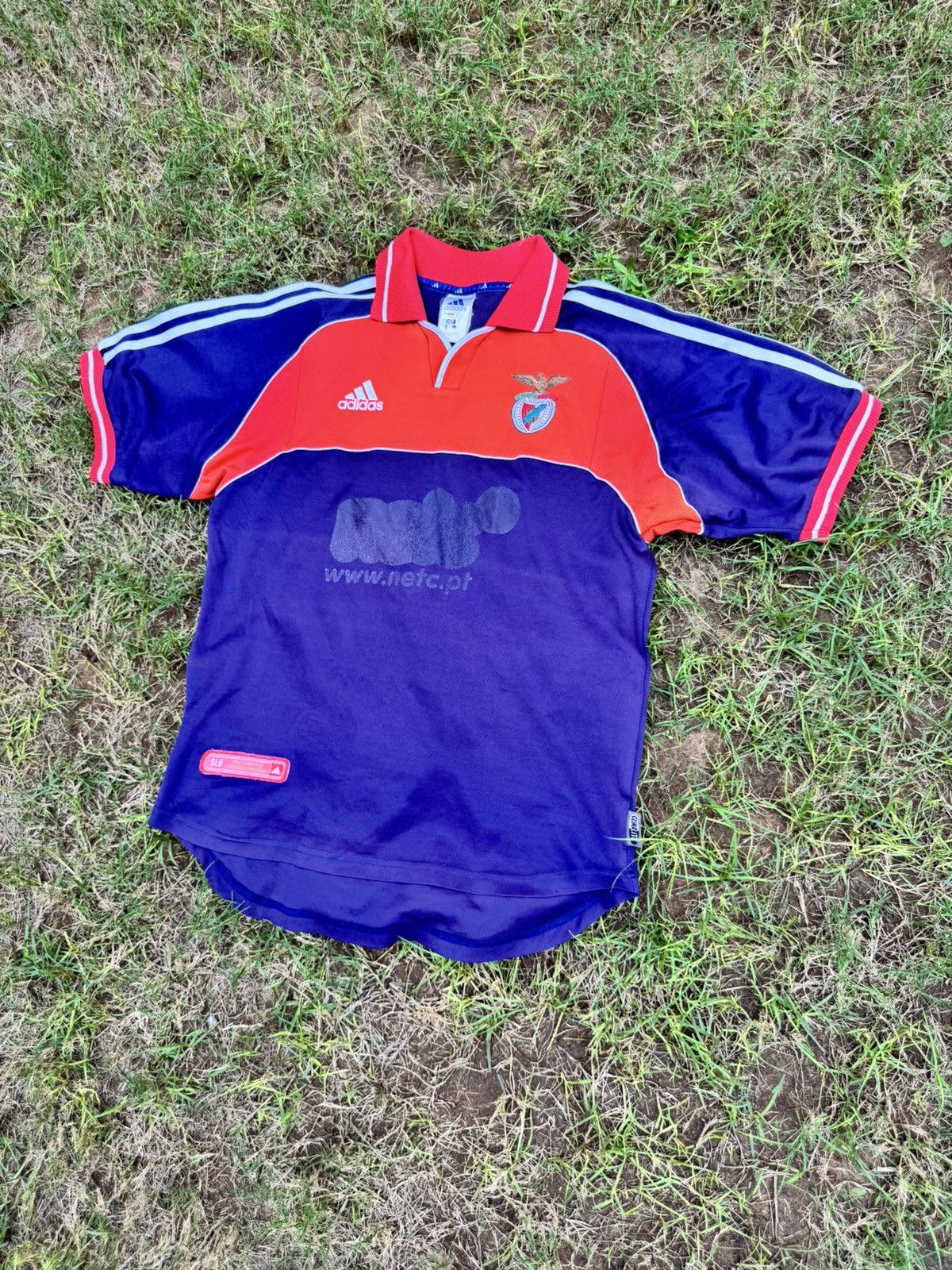 Adidas BENFICA 2000 2001 AWAY SHIRT FOOTBALL SOCCER JERSEY ADIDAS Size US M / EU 48-50 / 2 - 2 Thumbnail