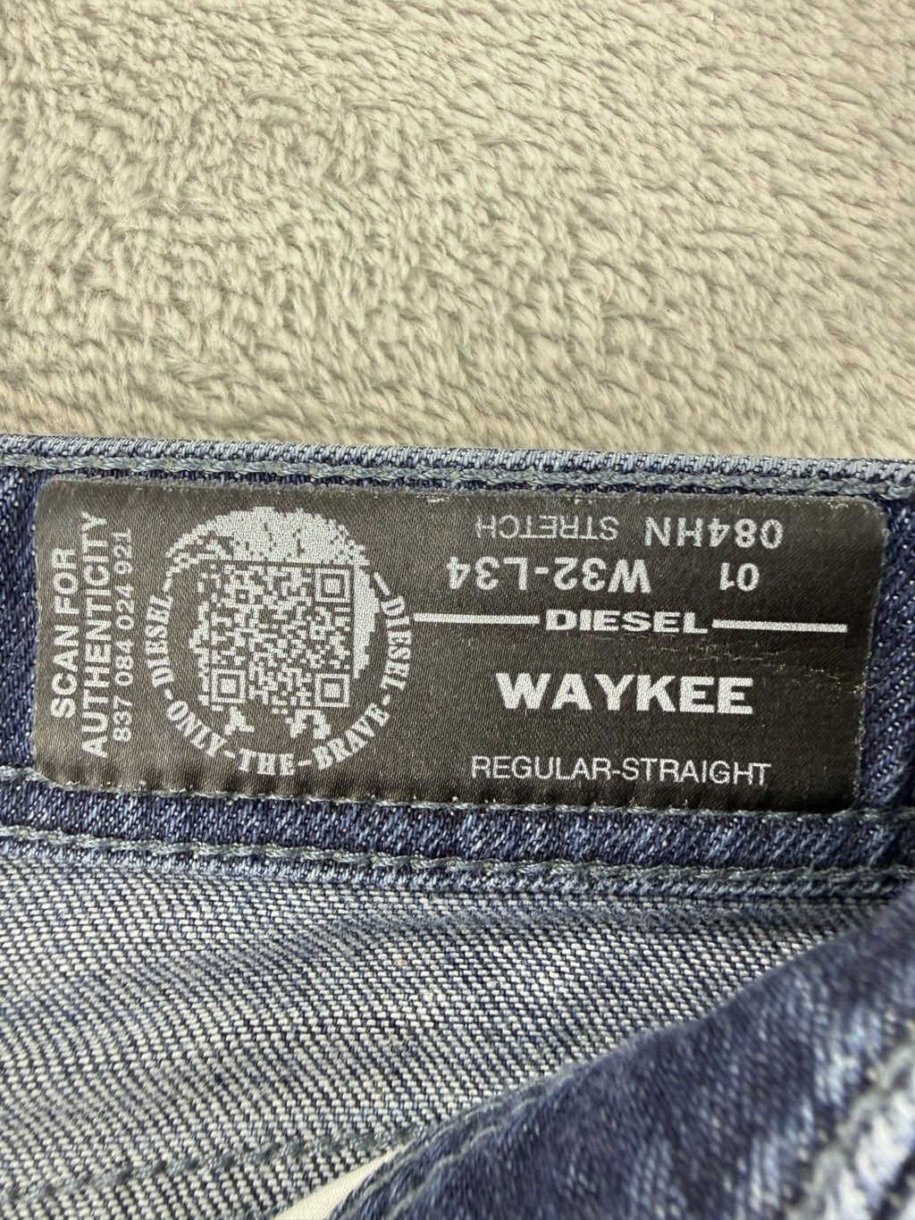 Diesel Diesel Men's Size 33 W X 32 L Waykee Regular Straight Button Size US 33 - 5 Thumbnail